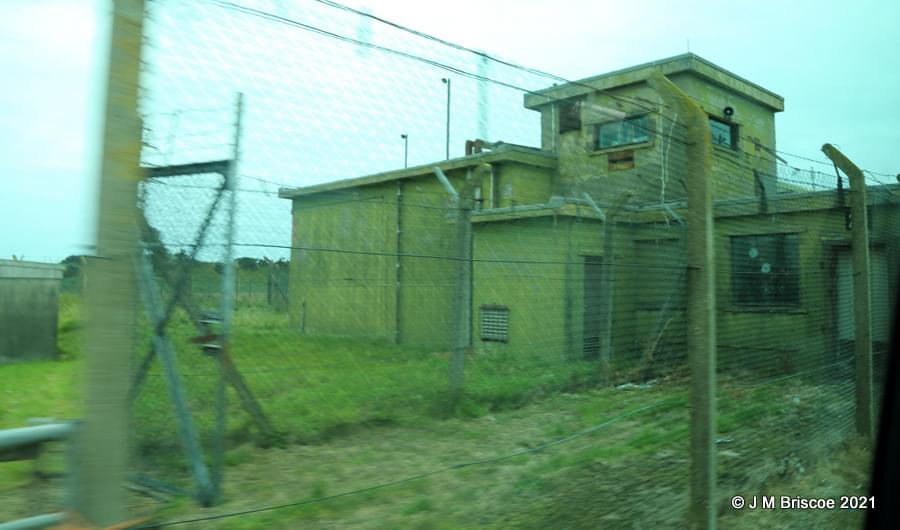 RAF Machrihanish - entrance to munitions storage area. (Martin Briscoe)