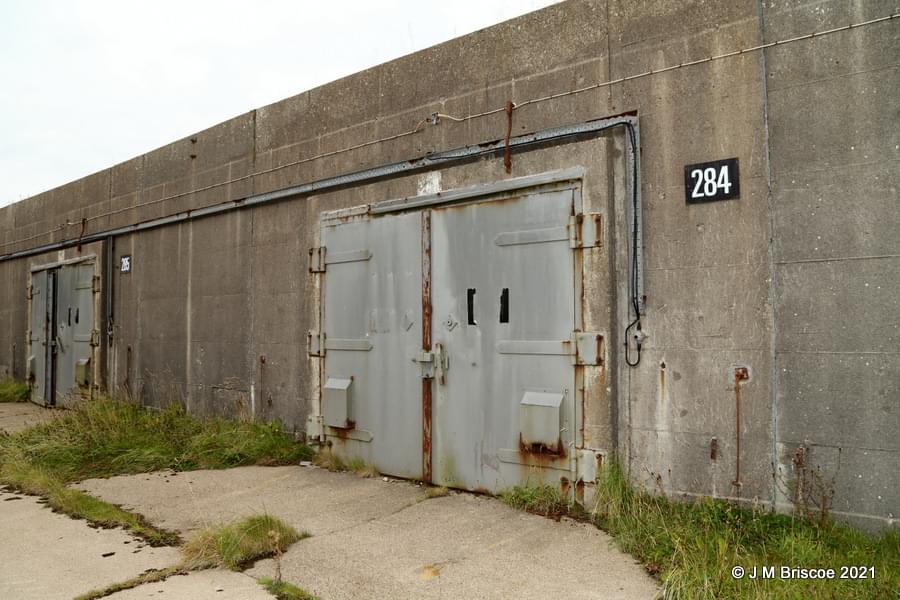 RAF Machrihanish - munitions storage area. (Martin Briscoe)