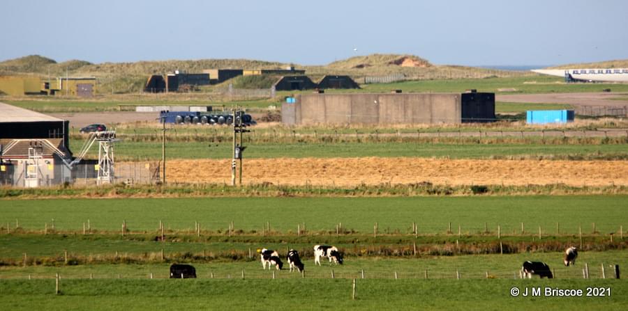 RAF Machrihanish - structure where fuel bowsers were protect during an attack by aircraft. (Martin Briscoe)