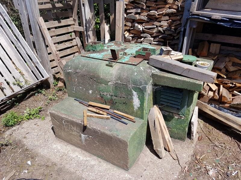 The post is now situated in the front garden of a private residential house and hence should not be approached without permission (Jack Watkins)