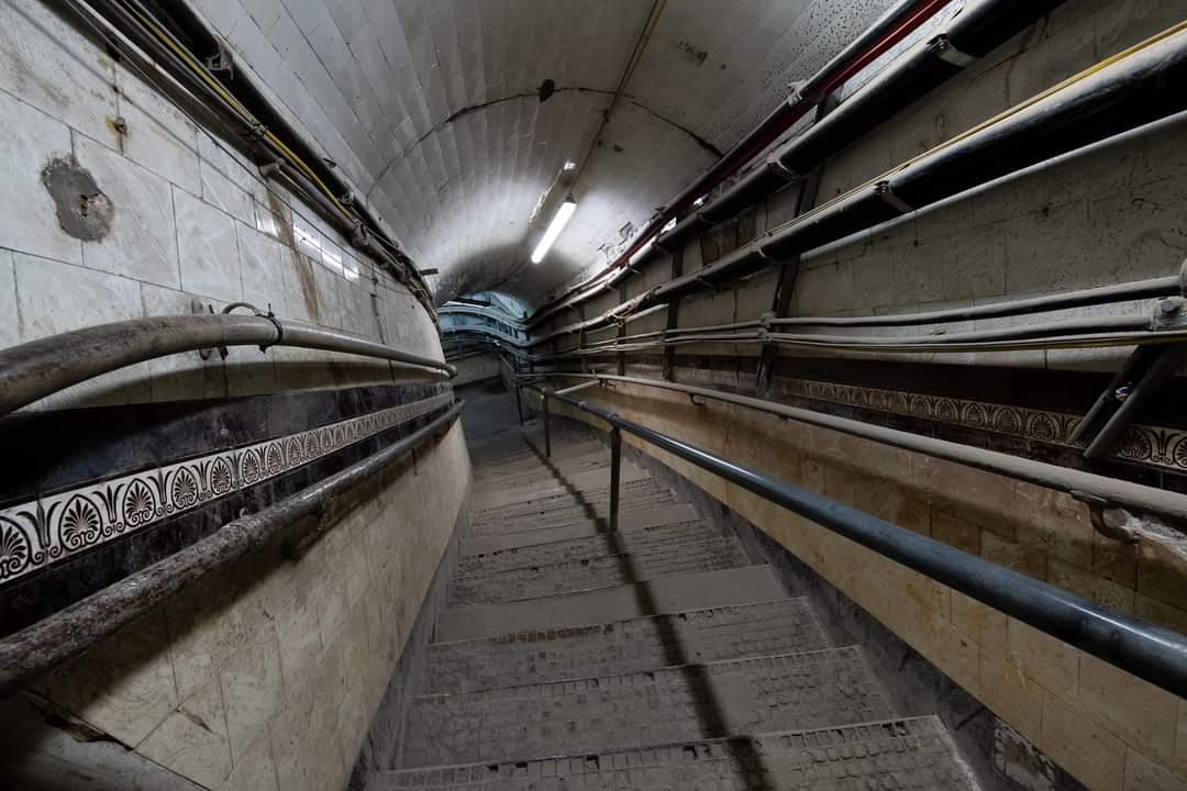 Stairwell with original tiling (Callum Cromwell)