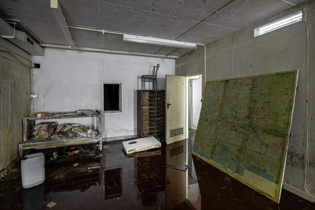 Flooded map room (Callum Cromwell)
