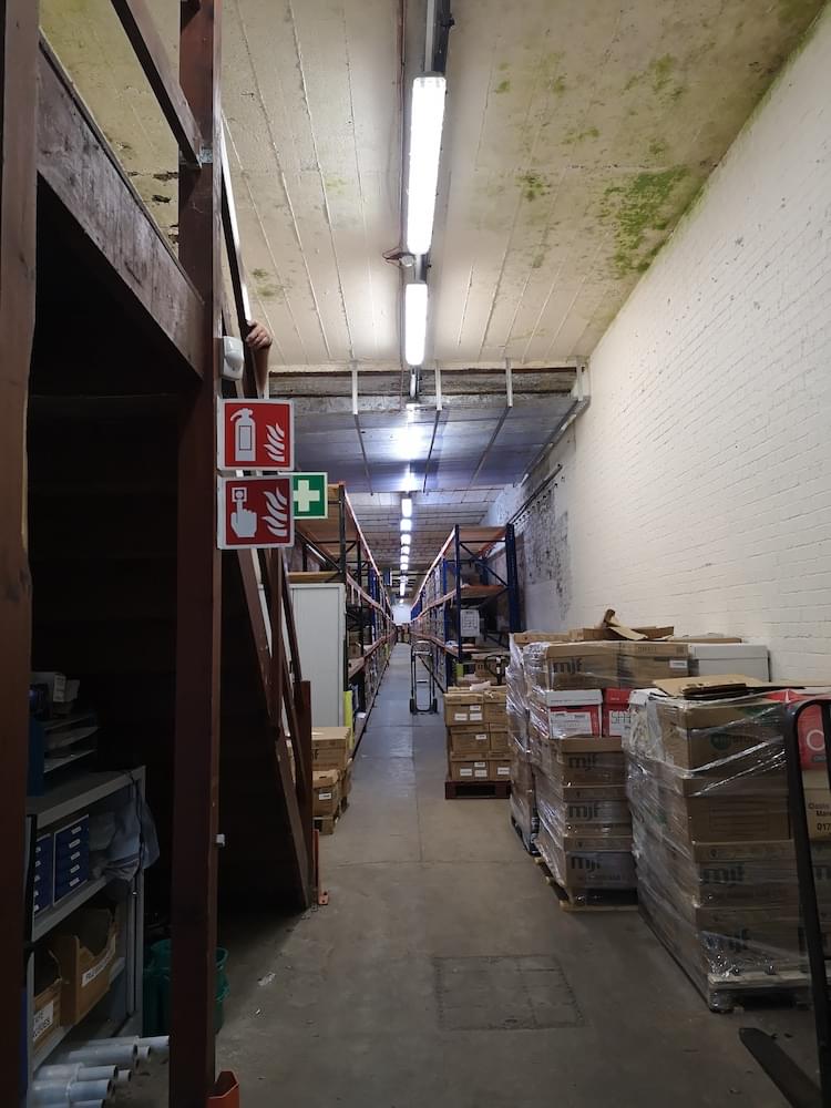 Area in use as storage facility (2022) (Callum Cromwell)