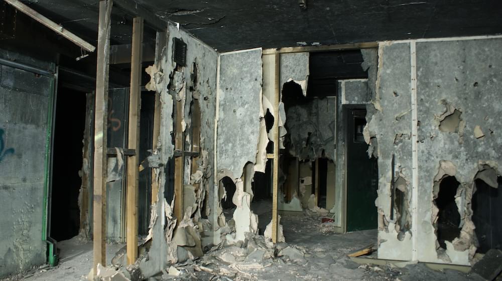 Deteriorating partition walls (2022) (Jack Watkins)