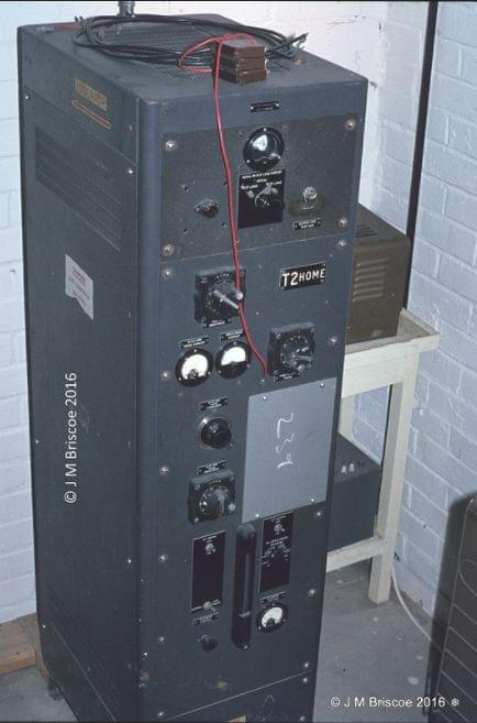 ET4336 transmitter in DF transmitter site (J M Briscoe)