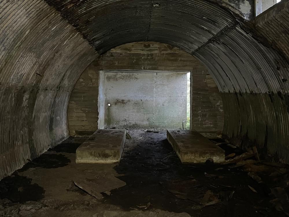 Nissen hut interior (Neil Iosson - 2021)