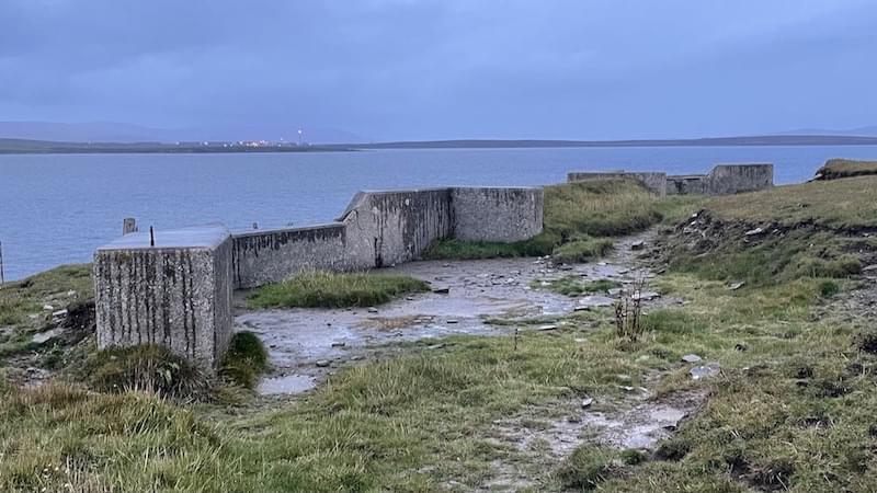 WW1 gun emplacements (Neil Iosson - 2021)