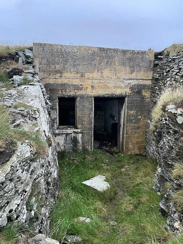 Trench to second ammunitiion store (Neil Iosson - 2021)