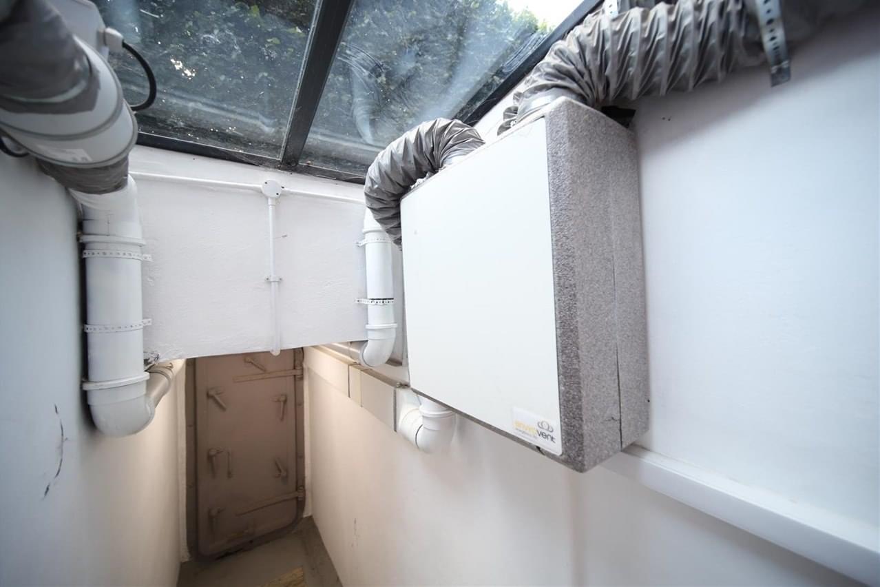 Recently fitted ventilation equipment (Unique Estates Property Services - 2022)
