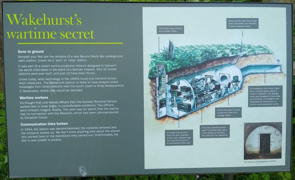Information board at the site (Kew Gardens)