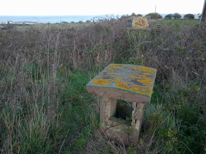 This Post now has a large rock placed over the vertical entrance shaft. (Jordan Tinniswood)