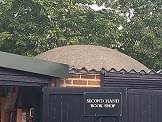 The dome of the Ham House Ice House, set rather incongruously above the second hand book shed. (Martin Dixon)