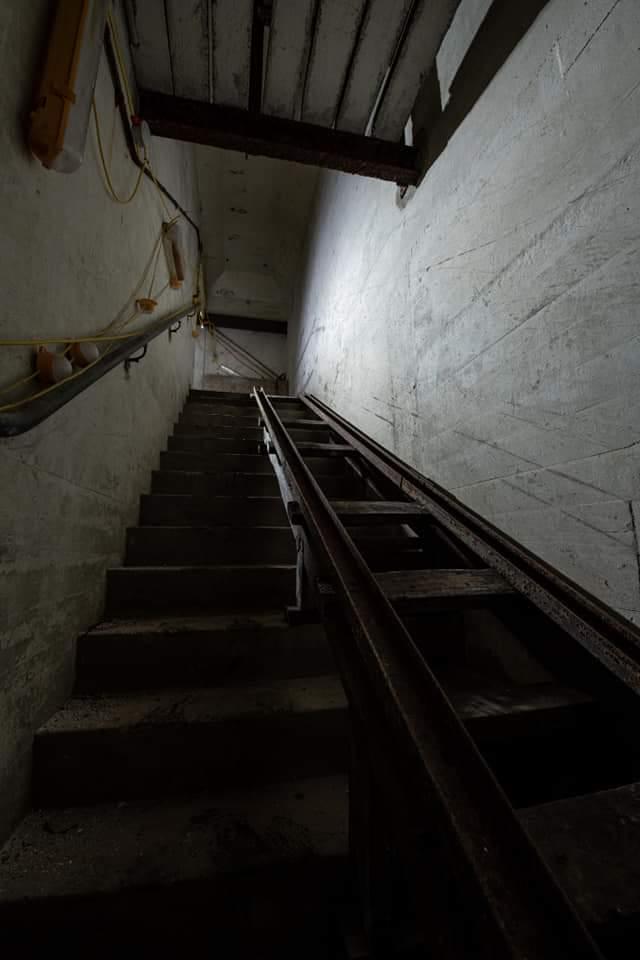 West Stairs with incline for equipment/stores transfer (Callum Cromwell - 2023)