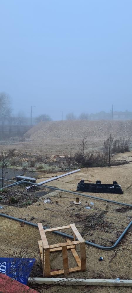 Site view during demolition  (Edward Davies - 2023)