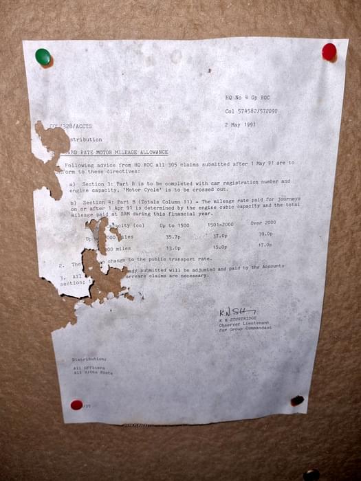 Bottisham ROC Post (Vince Robbins )