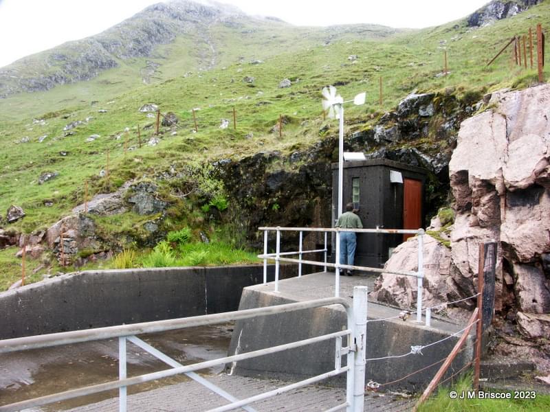 One of the tunnels bringing in water from the other side of the watershed (Martin Briscoe)
