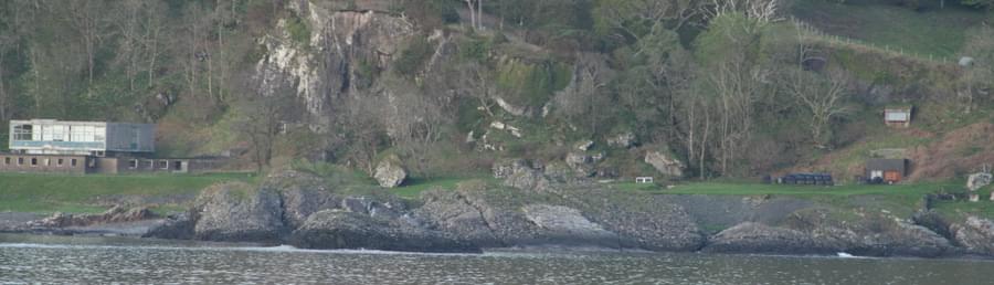 TAT-1 Terminal at Gallanach, Oban - main site at left and second at the right. (Martin Briscoe)
