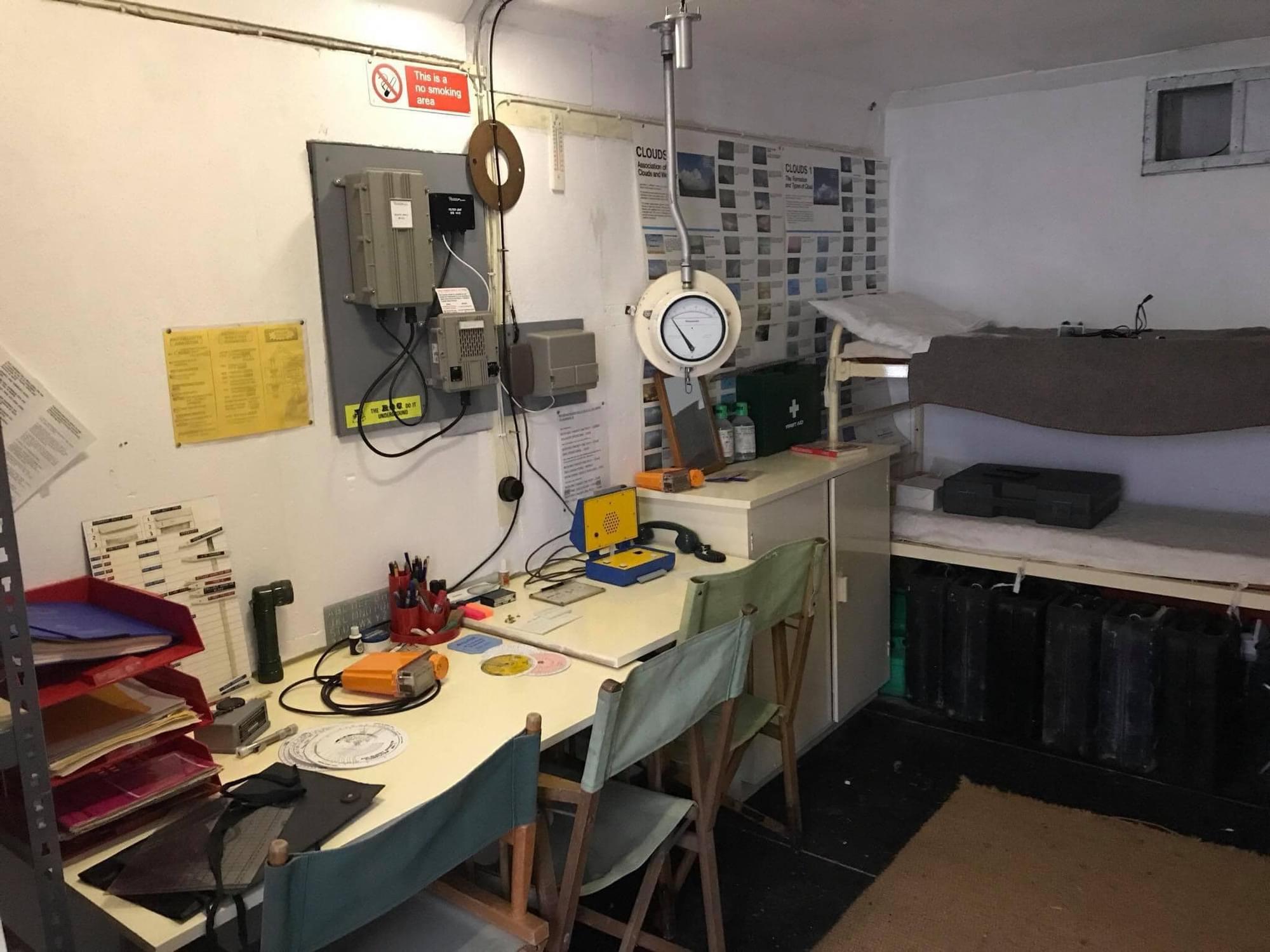 Interior during an open day (NB all artefacts removed when site closed) (Rick Thomas (2023))