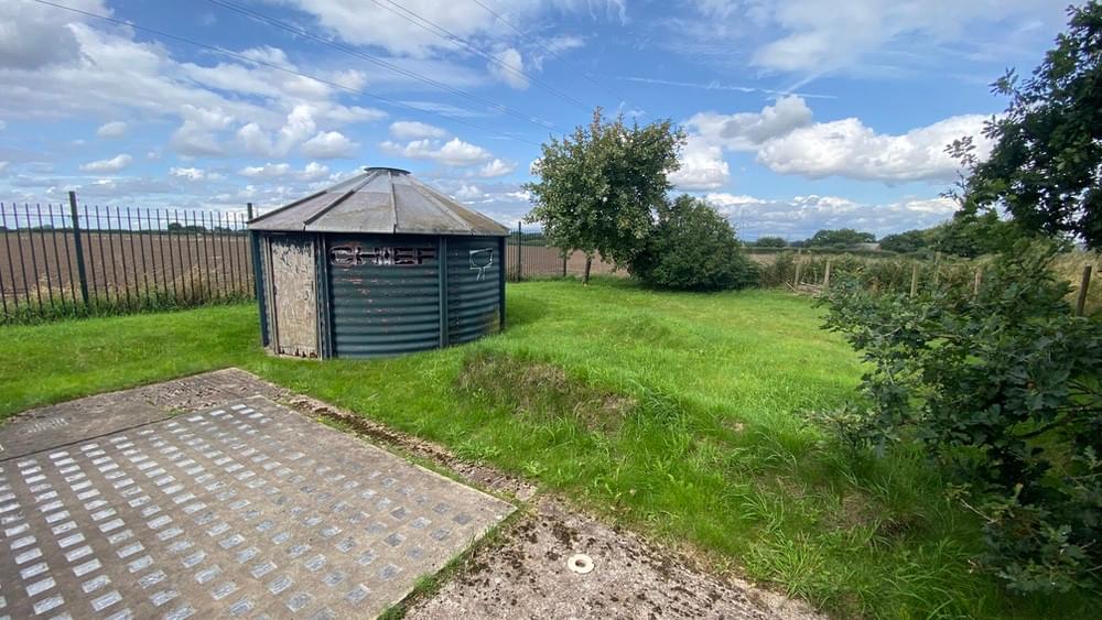 Partially re-constructed roof - 2023 (Thomas Woods)