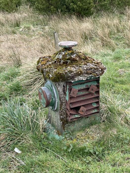 Muirkirk ROC Post -  14 April 2024 Hatch welded shut (Niall)