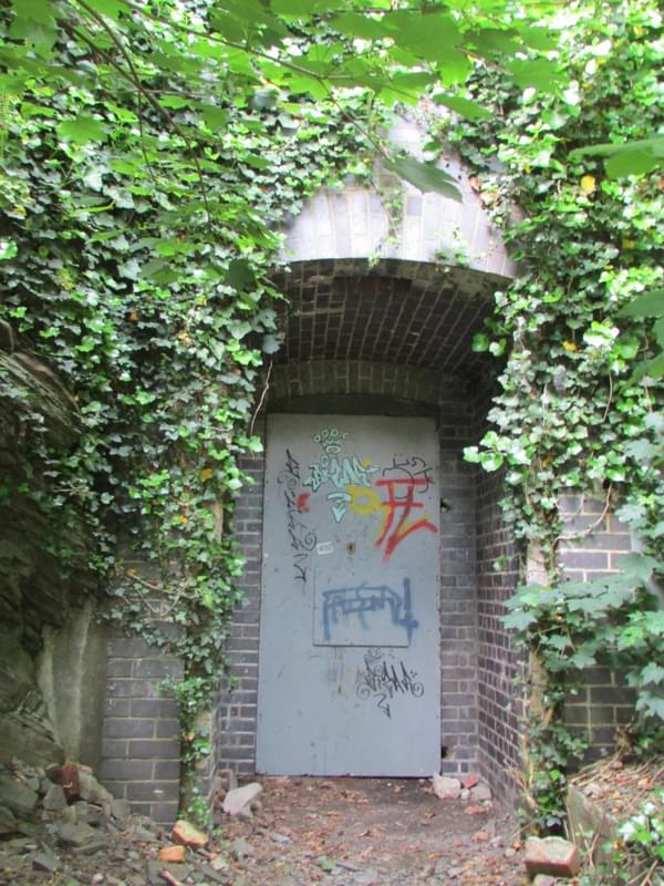 ARP Tunnel entrance now rather overgrown. (Dave Mansell)