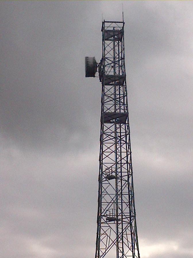 BOXER masts and equipment cabins.  (All now demolished.) (Dave Mansell - 2024)