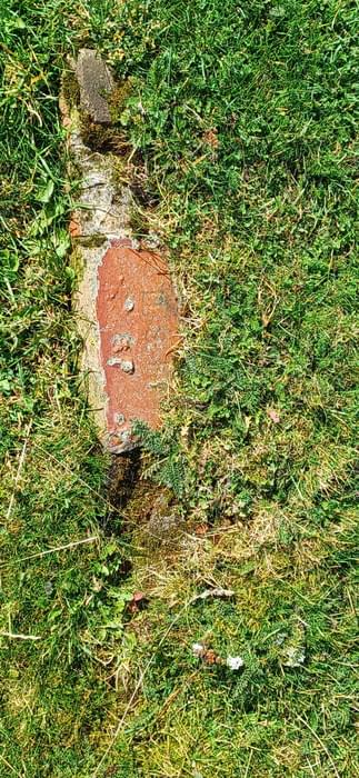 Hartington  ROC Post October 2024. Brickwork of the aircraft post showing . (Lee Scarrott)