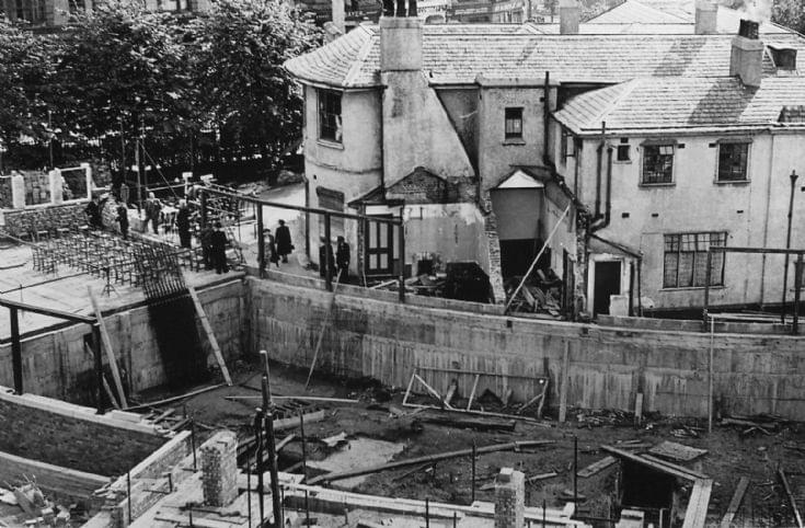 1939 the wartime bunker being built which later on became Friern Barnet Borough Control in the Cold War. (via Callum Cromwell)
