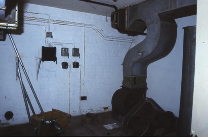 Ventilation and Filtration Plant looking north-west. (Geoff Bailey)