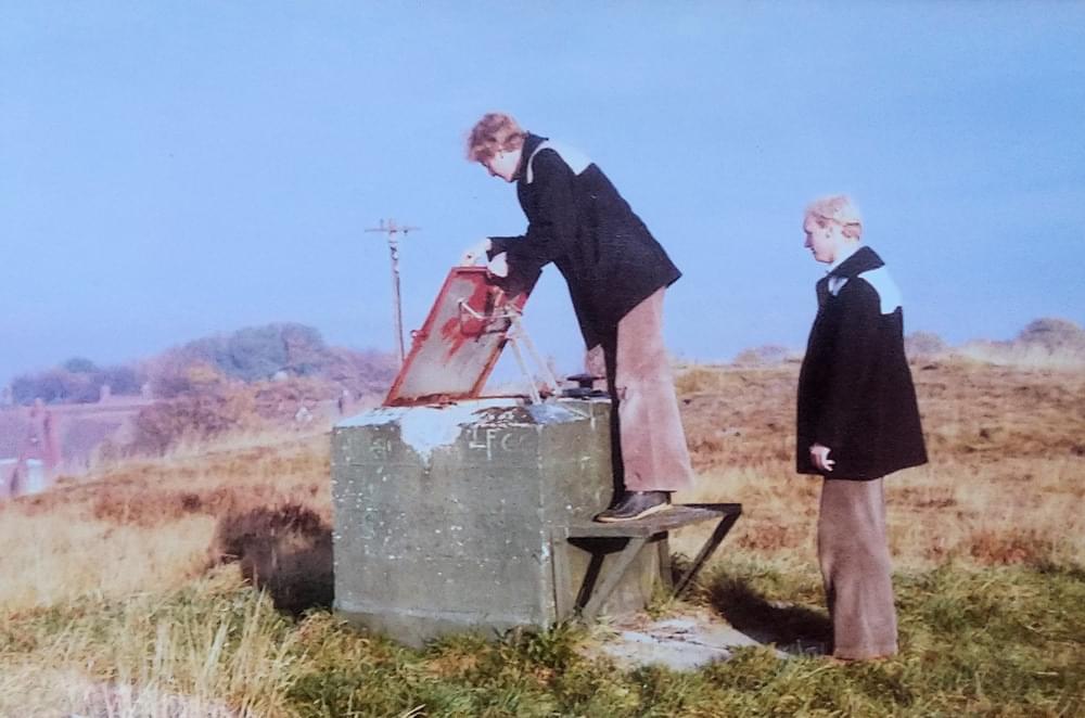 Here's a photo of myself and my apprentice about to test the comms at Oakengates ROC post prior to an exercise around 1978/9 when I was the local telephone engineer. (Steven Preece)