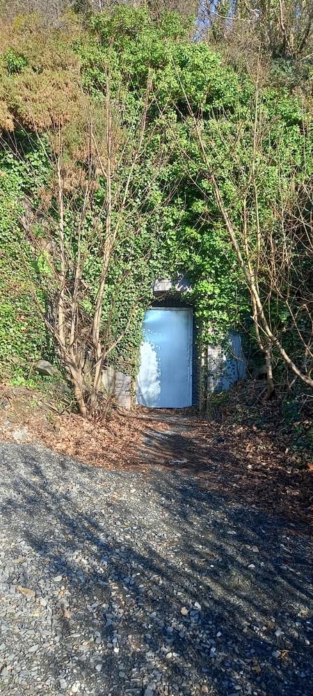 Tunnel entrance now consists of a solid steel door.  (Peter Gilroy (2026))