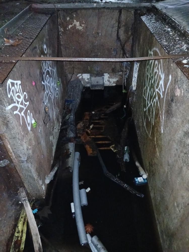 Completely flooded in 2025 (Calluym Cromwell (2025))