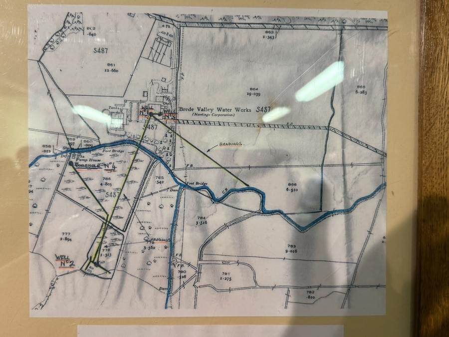 General site plan including underground headings for collecting water (Neil Iosson - 2025)