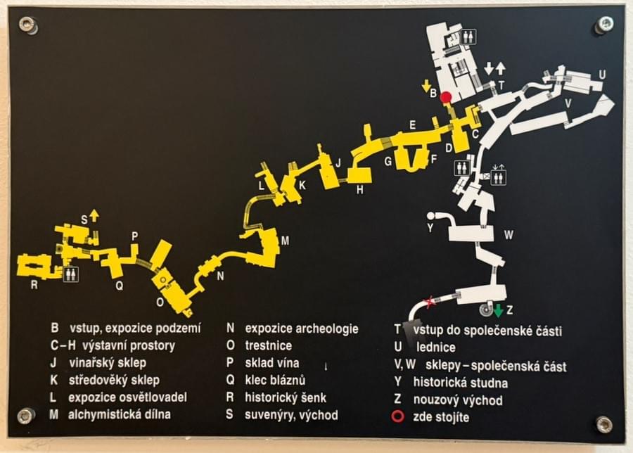 Map of cellars (Neil Iosson - 2025)